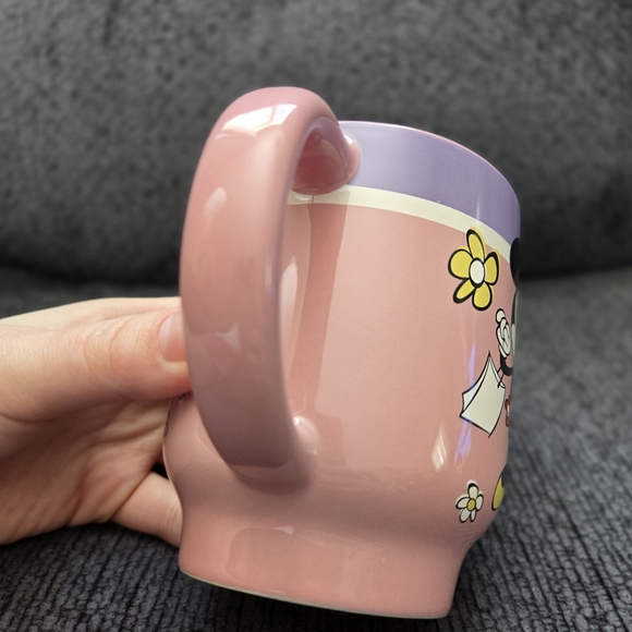Disney Store Minnie Mouse "YOO HOO! Pink Coffee/Tea 12 oz. Mug - Picture 6 of 11